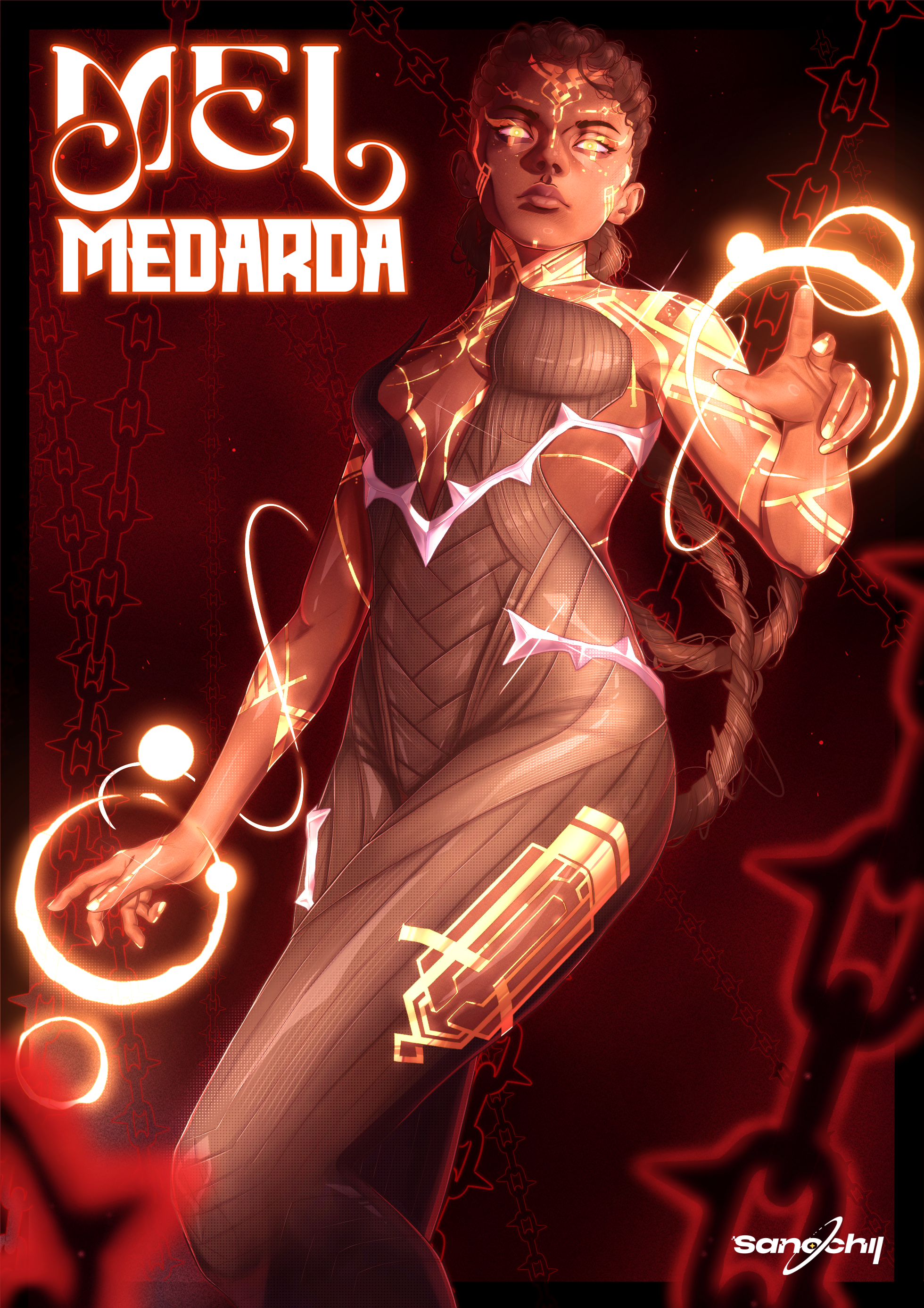 Illustration de Mel Medarda faite par Sanochii