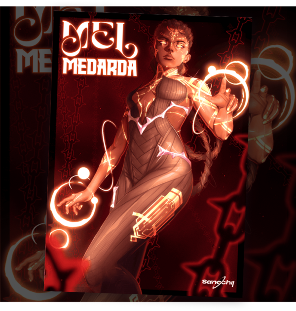 Mel - I see your face, deceiver opti - cover Arcane / Mel - Poster