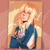 Violet - Always watching over you opti - cover Violet Evergarden - Posters