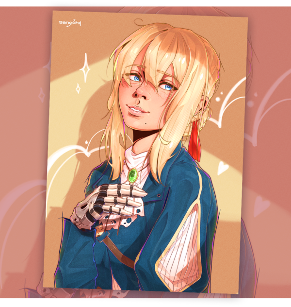 Violet - Always watching over you opti - cover Violet Evergarden - Posters