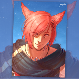 Final Fantasy XIV / Grah'a Tia - A5 Poster