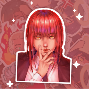 Makima sticker cover Chainsaw Man / Makima - Sticker