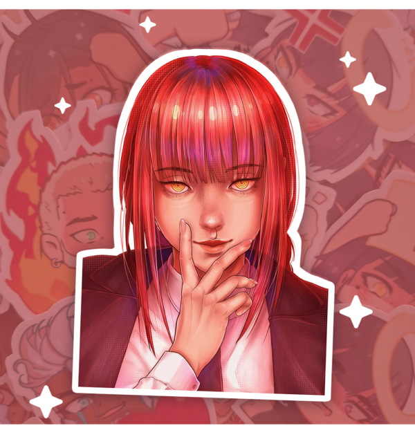 Makima sticker cover Chainsaw Man / Makima - Sticker