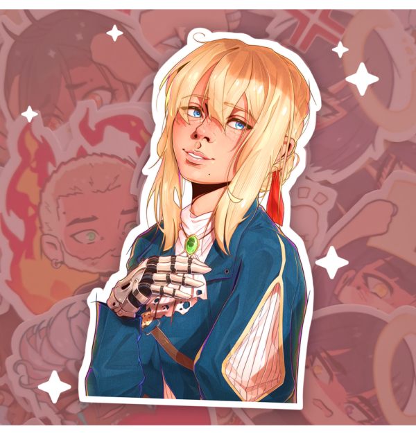Violet sticker cover Violet Evergarden - Sticker