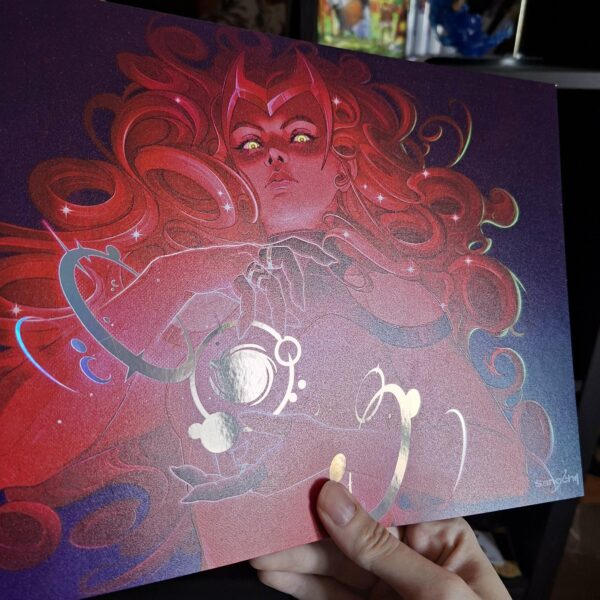 20260804_145051 Marvel / Scarlet Witch - A4 Holographic Poster