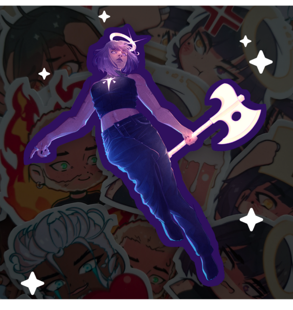Akemi - The Last Celestial sticker -cover Wanderstar / Stellar ignition - Sticker